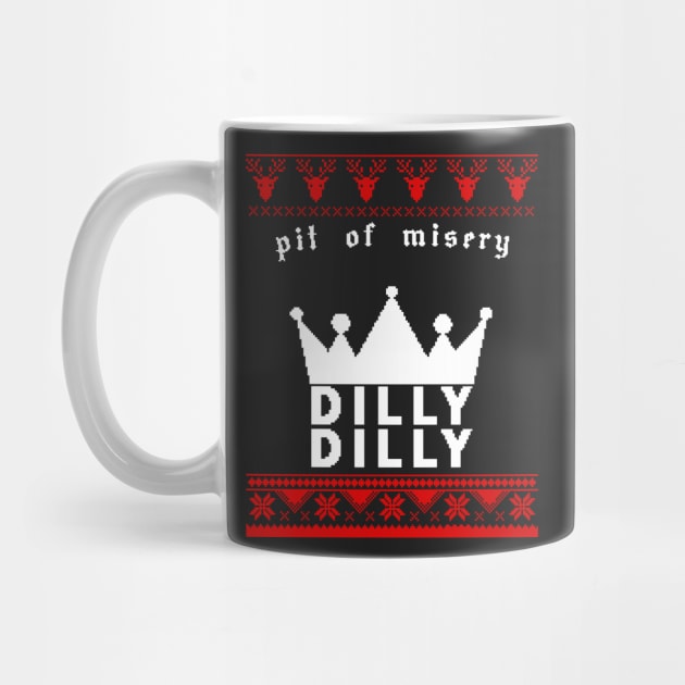 Funny DILLY DILLY Beer - Pit of misery - Ugly Christmas by CMDesign